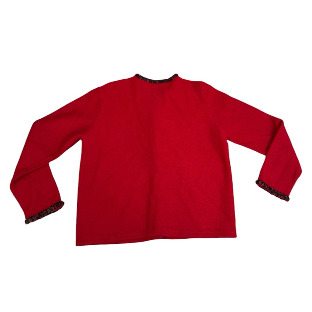 Wool Cardigan with Looped Detail - Picture 4 of 6